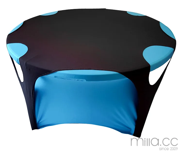 60 Inch 72 Inch Round Spandex Cutout Table Overlay Buy Blue Wedding Table Overlay,Gold Table