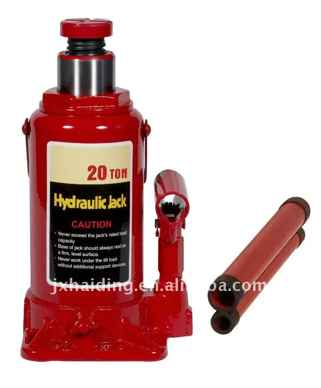 yorten Hydraulic Bottle Jack 20 Ton Red Car Lift Automotive 15 x 15 x 24.4 cm,Max Lifting Load 20000 kg 