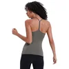 Women Sexy Open Back Workout Tops Sportswear Gym Jogging Vest Blank Yoga Tank Tops With Padding
