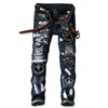 Hotsale in bulk high quality embroidery patch man pants denim jeans trousers