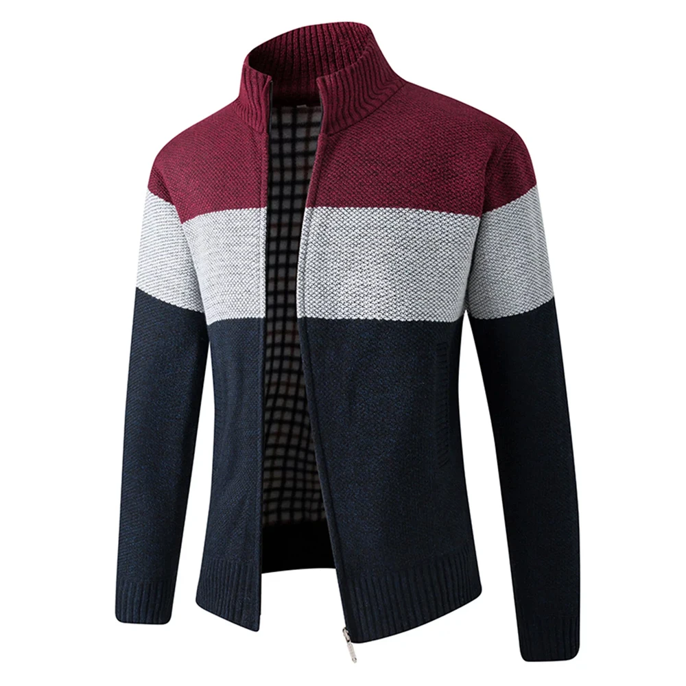 Men's Comfortable Winter Fashion Clothing Wholesale Knitted Jacket High ...