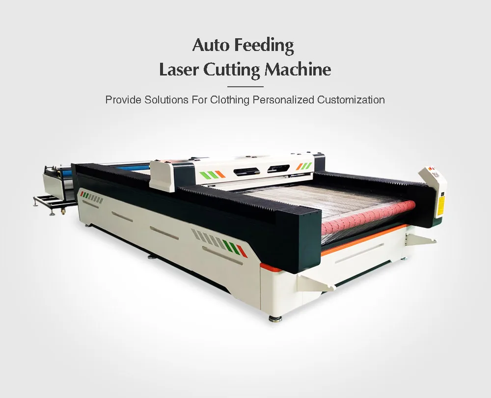 1630 Automatic Feeding Fabrics Textiles / Rexine / Shirt Fabric Laser