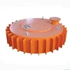 simple circular structure high intensity iron removal electro magnetic separator
