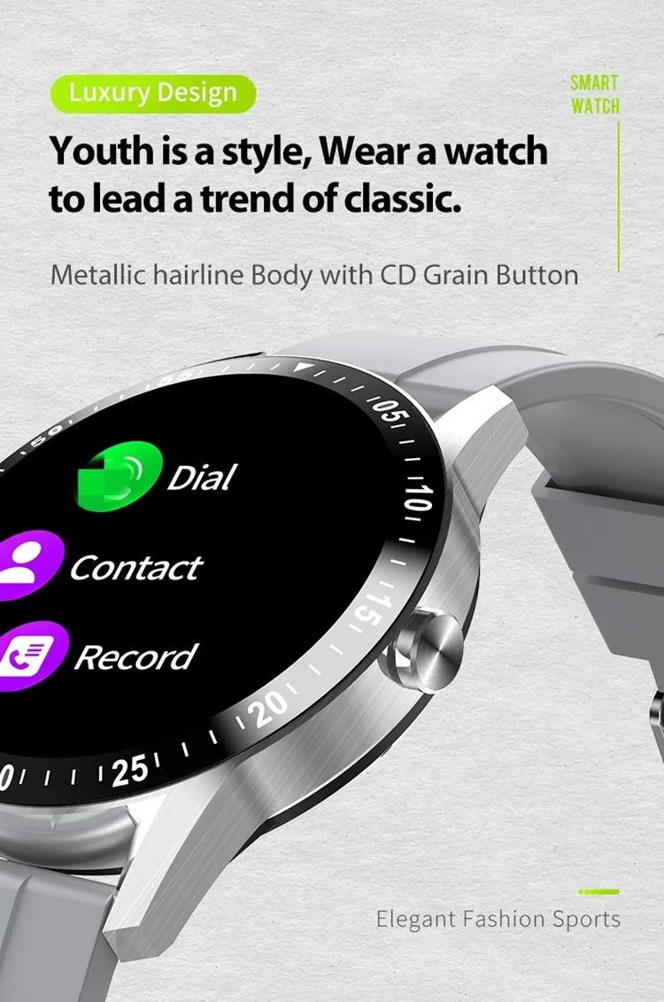 S1 Smartwatch Heart Rate Monitoring Waterproof BT Call music player wristband blood pressure blood oxygen Smart watch S1