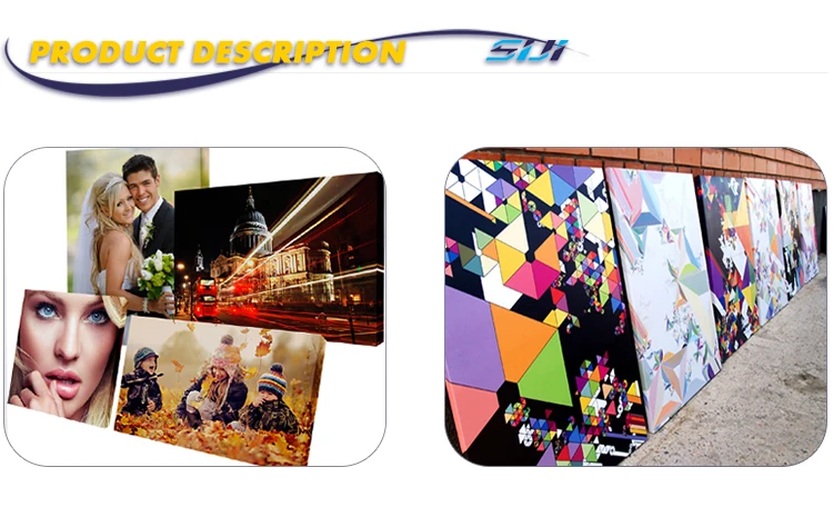 High quality Digital printing polyester canvas 240gsm water resistance canvas