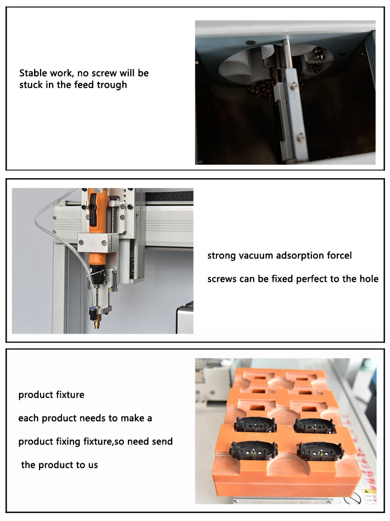 Two Platform 4 Axis Desktop Screw Driver Machine Automatic Screw Fasten