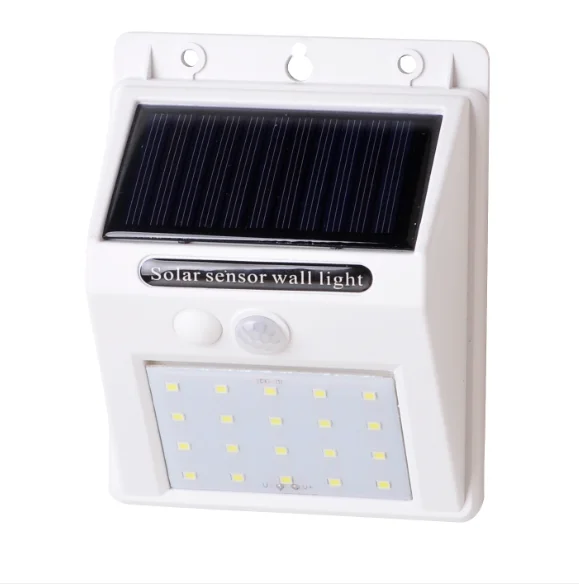 Waterproof 20 Led PIR Outdoor Wireless Solar Wall Light Lamp IP55 Water Resistant Motion Sensor Led Solar Light For Garden