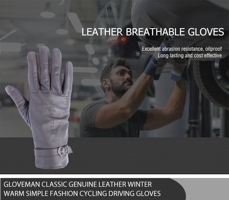 Fashion leather gloves