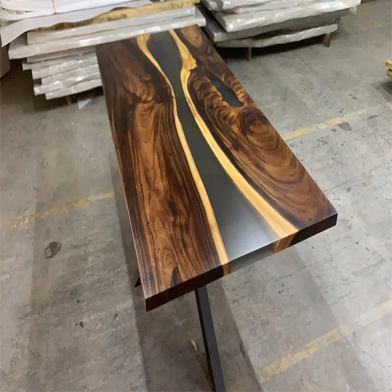 Suar Wood Slab Live Edge Dining Table / Raintree / Monkeypod /saman ...