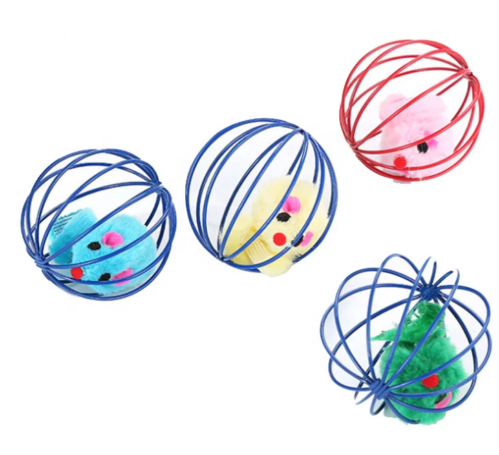 Balle Rebondissante Pour Chat Avec Clochette - 5 Cm, Colorée, Jouet Interactif Pour Chaton, Divertissement Et Entraînement