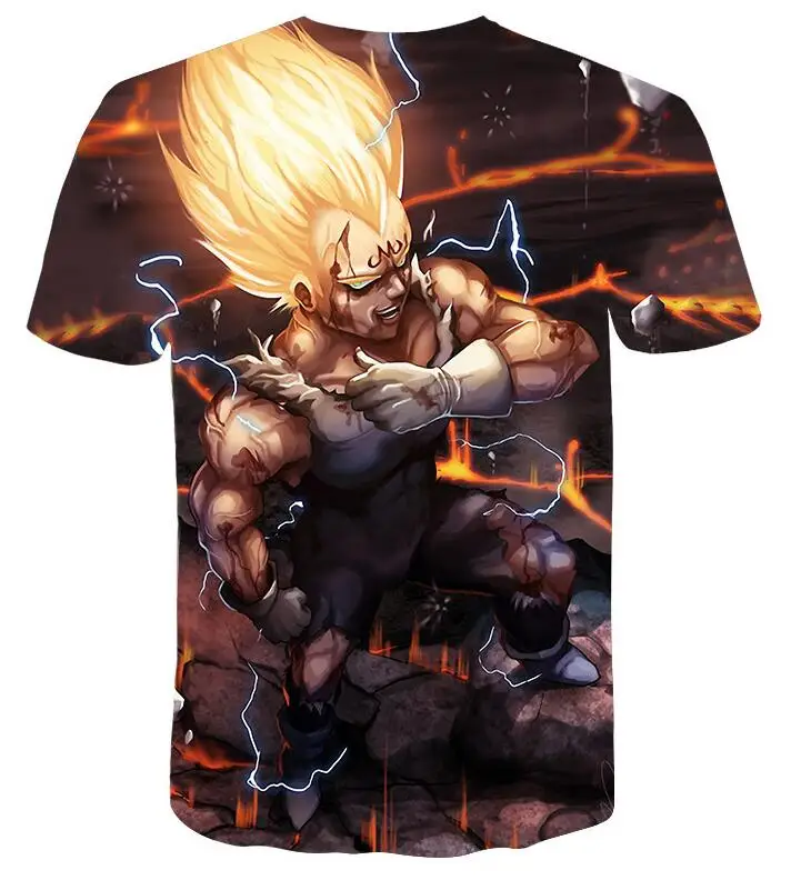 anime summer 3d print 2019 newest fashion tee to