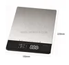 Stainless steel platform design digital food weight 5kg hair kitchen scale food digital kitchen scale electronic weighing
