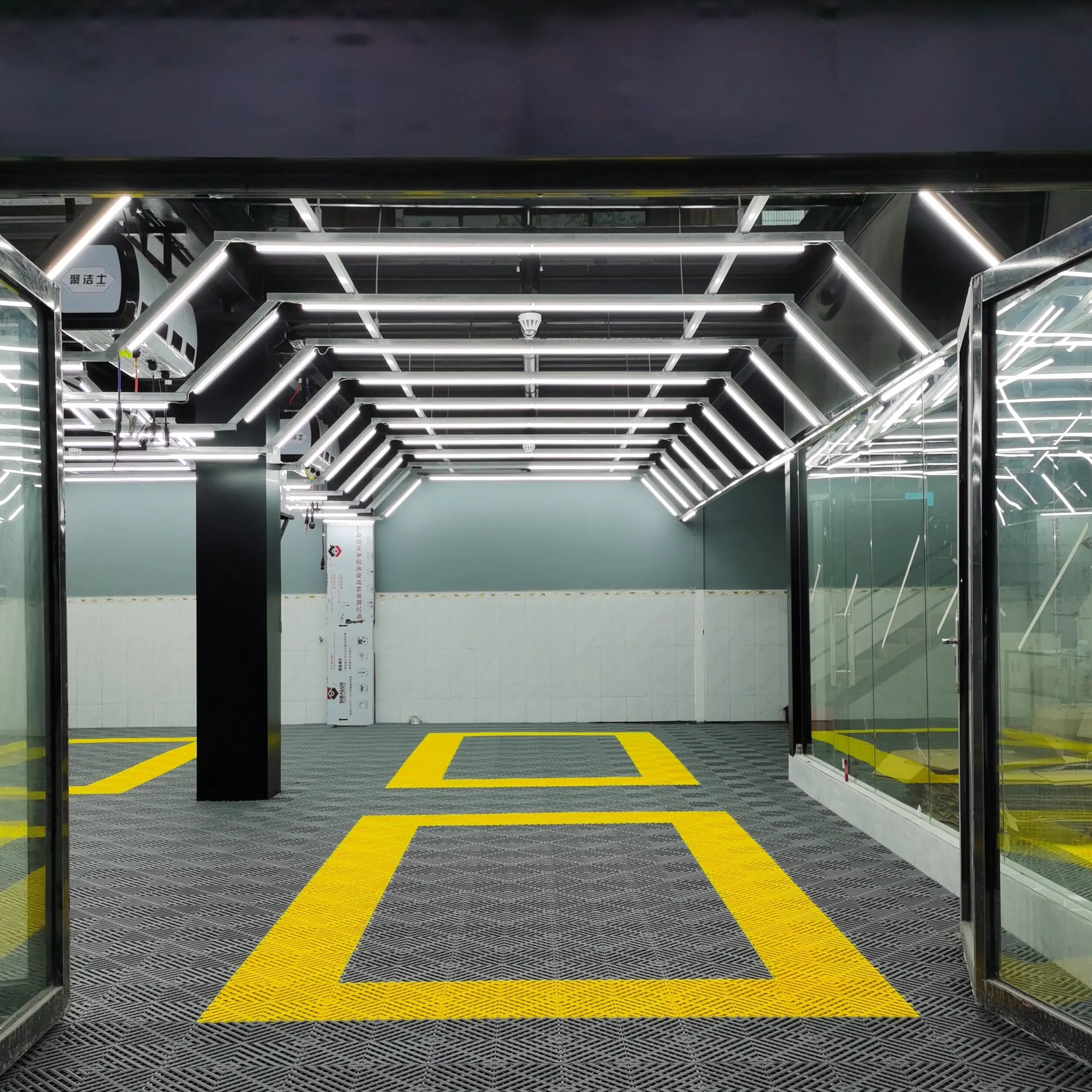 Garage Hexagrid Led Light 110v240v Hexagon Detailing Light