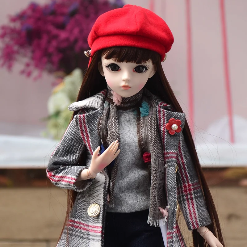 Doris Doll 1/3 Bjd Puppe 60cm Kugelgelenk Körper Puppe Silikon Baby