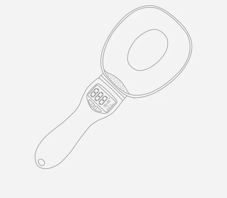 Home Kitchen Baking Scoop With Lcd Display Cat Weight Scooper Precise