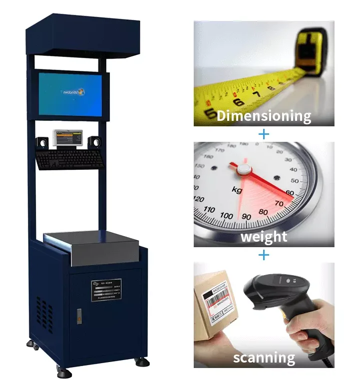 Static Weight Scan And Dimension System For Parcel,Package,Cubing And