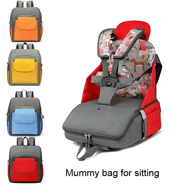Travel Booster Seat Backpack Diaper Bag For Your Toddler Baby Booster