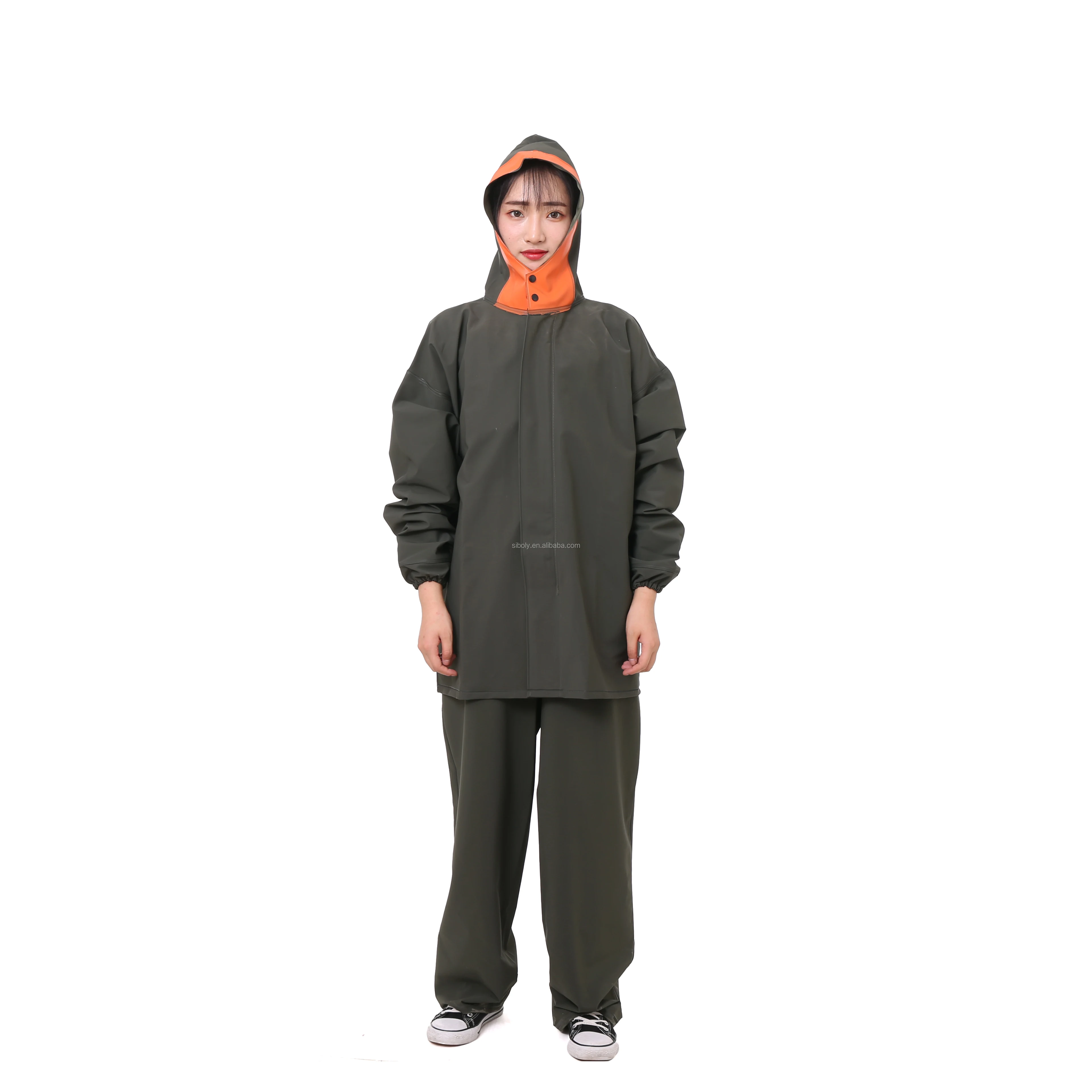 Commercial Fishing And Foul Weather Rain Gear Jacket Overall Oilskins