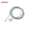 china manufacturer white pvc curtain wire with hook