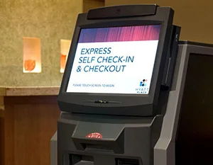 21.5 inch Smart Hotel Check-in and check-out kiosk