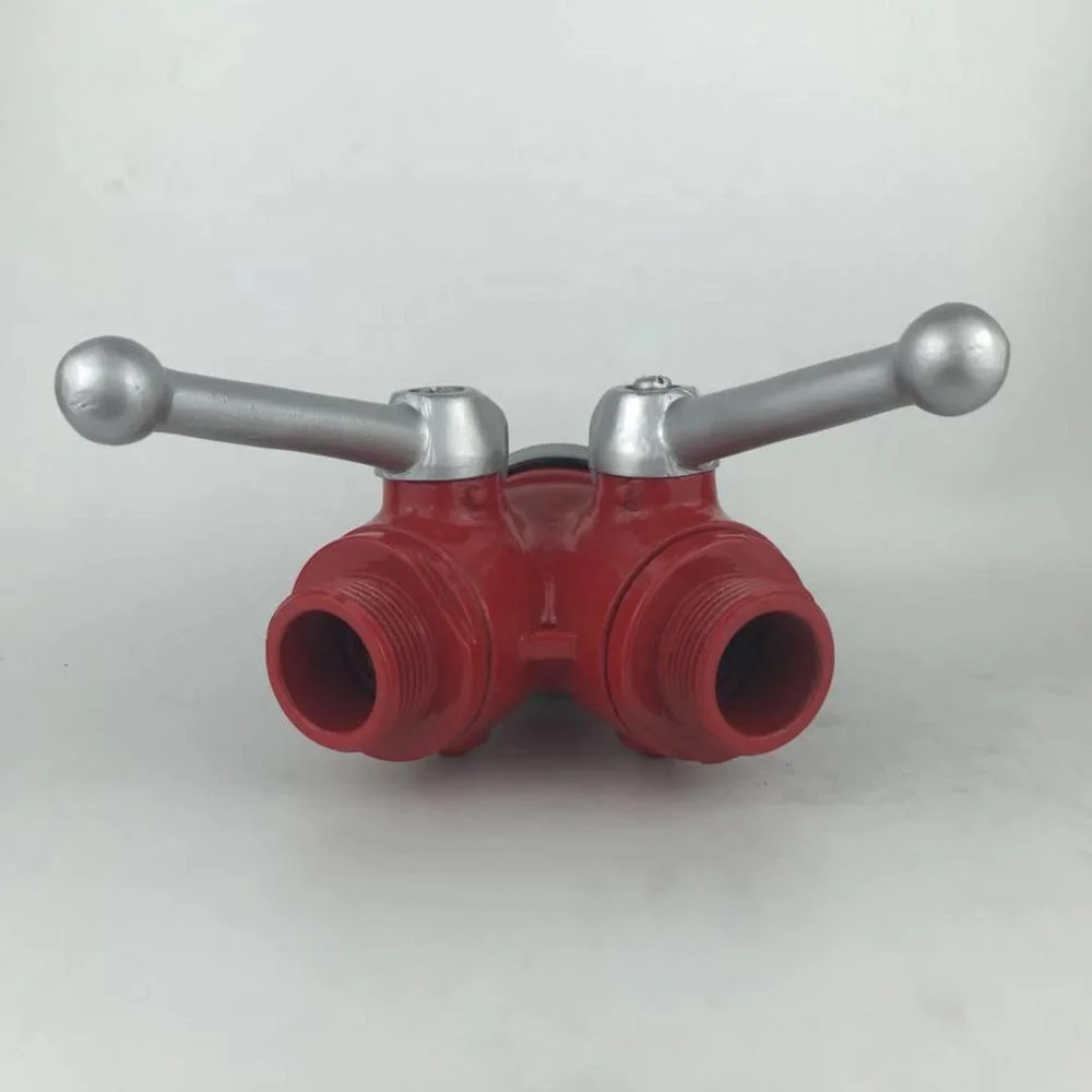 Aluminum 2 Ways Fire Divider Us Nh Male Thread Outlets Buy Fire