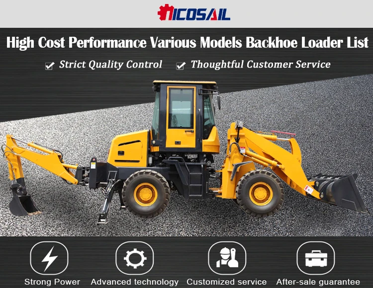 Competitive Price Backhoe And Loader Small Garden Tractor Loader