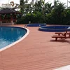 anti-slip wood plastic composite decking , hollow composite decking for domestic and commercial use