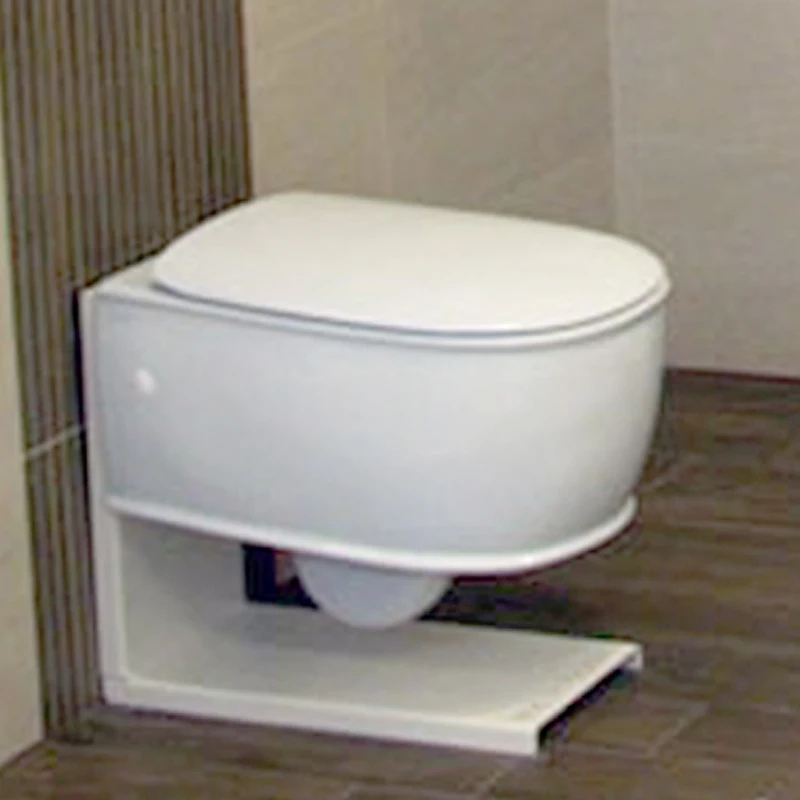 Hardware Sanitary Wall Hung Commode Wc Toilet Wand Closet Pp Seat Cover