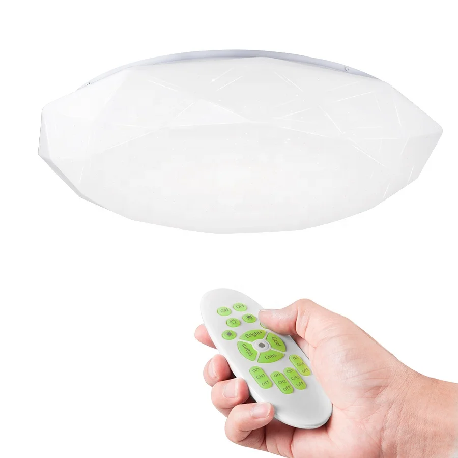 Modern minimalist LED ceiling light 2.4G RF remote control dimmable