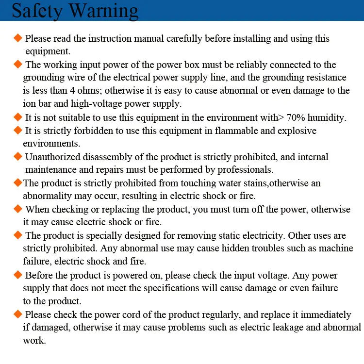 AP-AY1504/2504 Power generator for AP-AB1108 Ionizing bar , AP-AB1113 ionizer bar