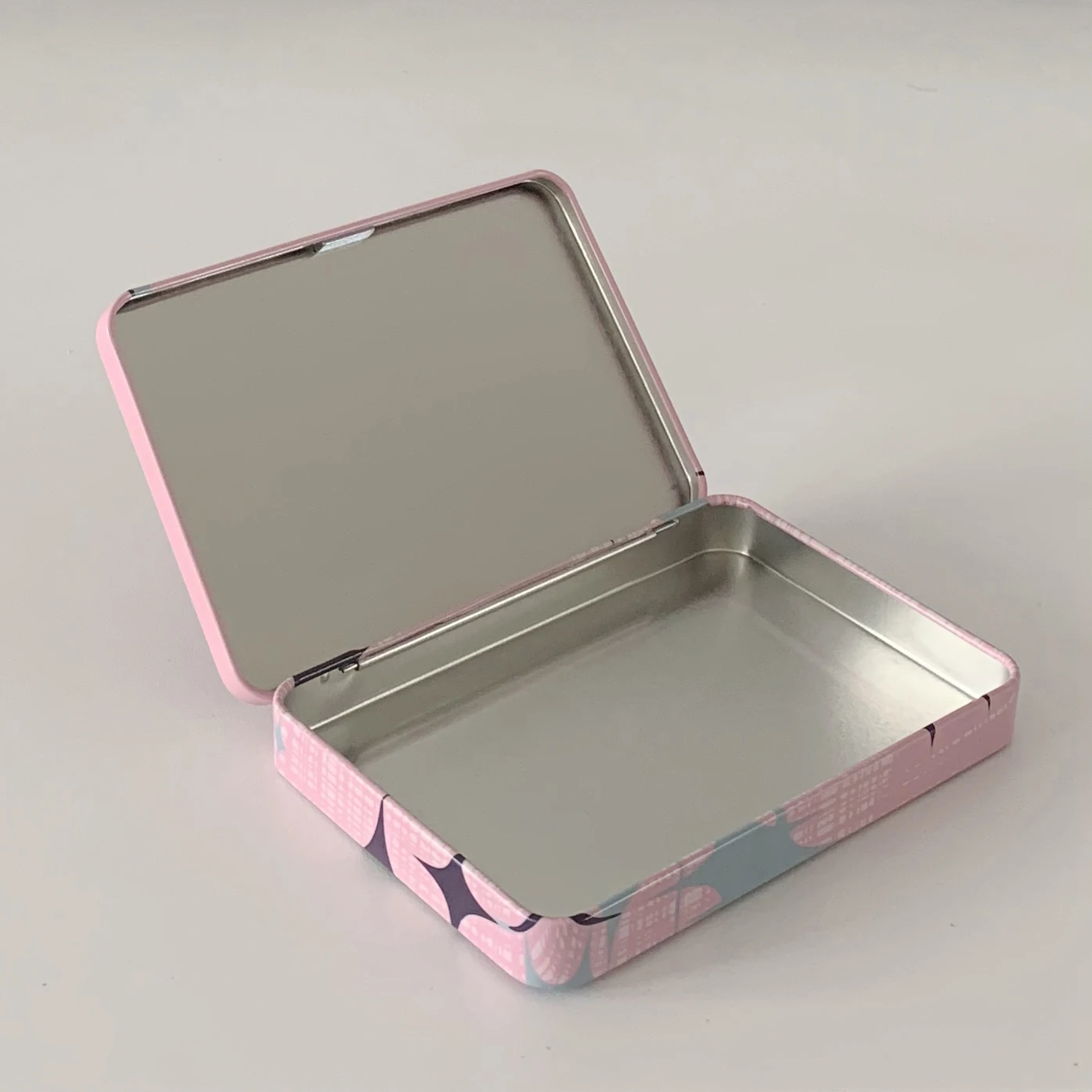 Custom Print Rectangle Hinged Tin Box For Gift Cany Mint Buy Custom