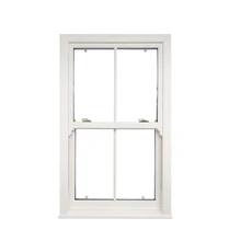 זיגוג אנכי הזזה Windows מודרני סטנדרטים Upvc חלון כפול תלוי עם גריל עיצוב