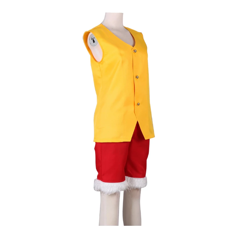 Mô Hình One Piece  Mokey D Luffy Vest Suit Red Làm Bằng Tay Chi Tiết