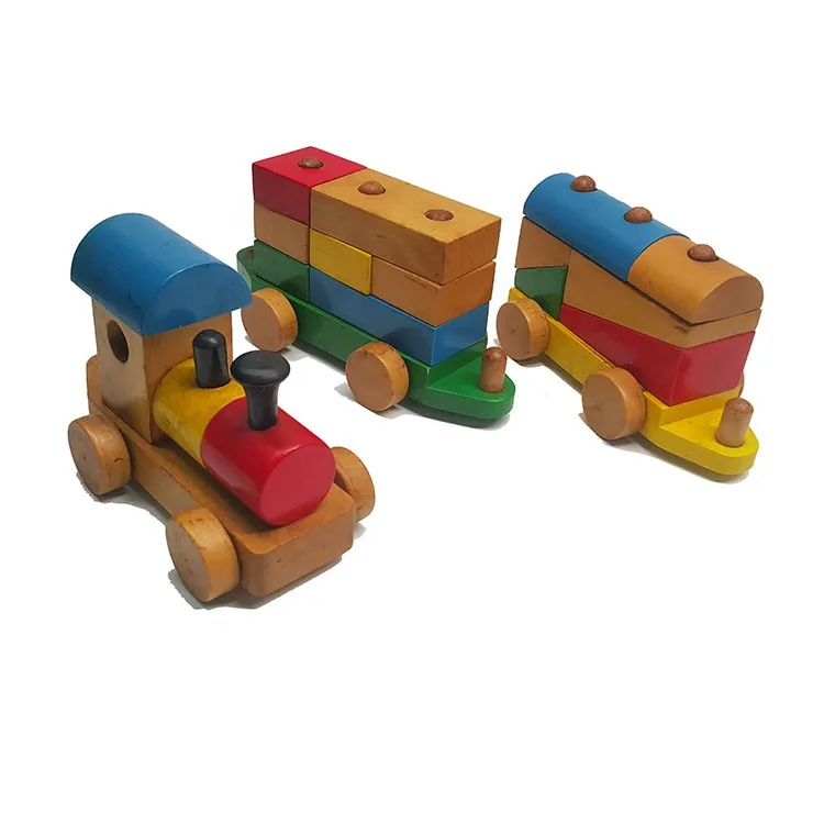 wooden kids train