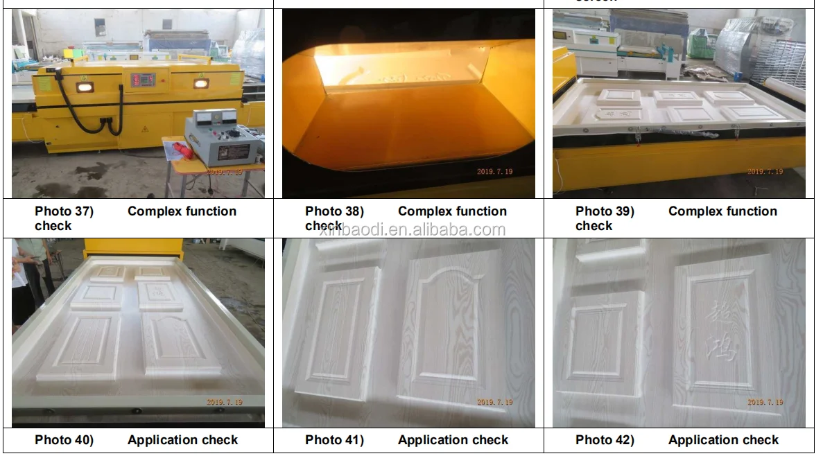 Vacuum Membrane Press Machine Auxiliary Tools Heat Resistance Tear