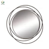 Black Large Round Decorative Wall Mirror