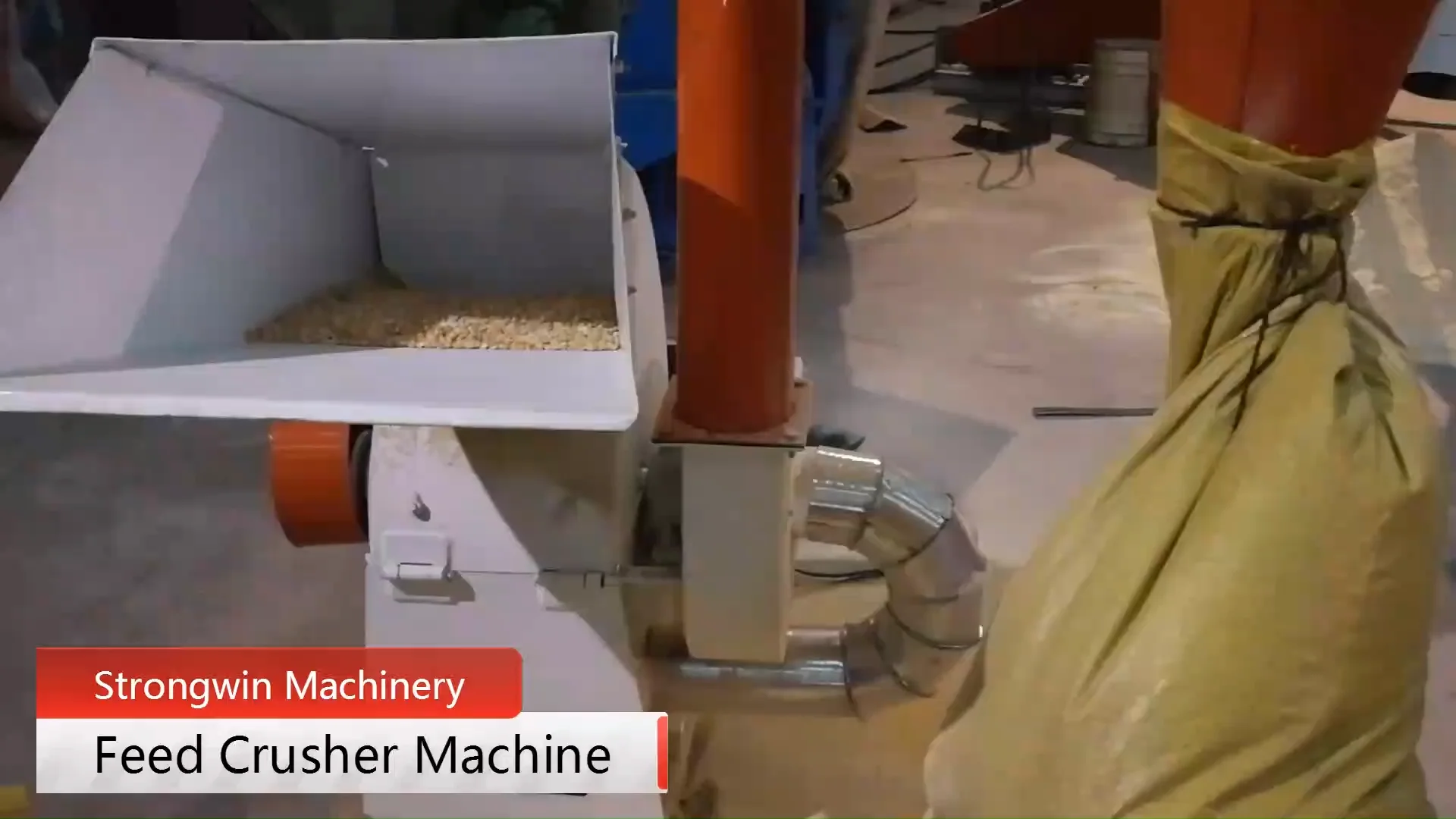 Chicken Feed Making Machine Grain Grinder Farm Corn Hammer Mill For