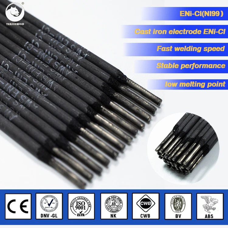 Enife-ci (nickel-55 Ni55)cast Iron Repair Stick Welding Electrode Rods 