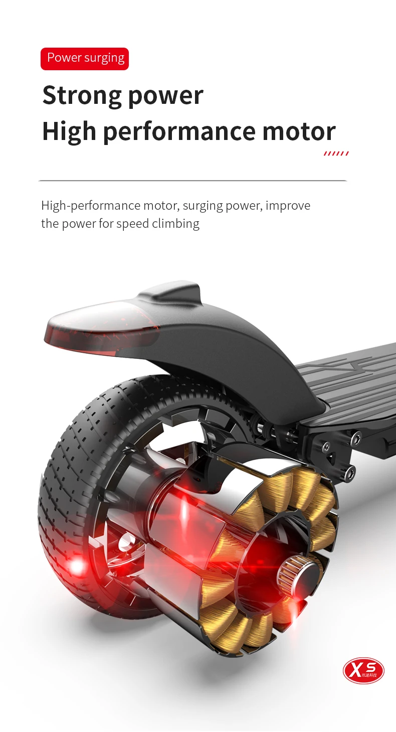 Overboard electric scooter outdoor sports spare parts- foldable e 1600w dual motor scooters front double suspension 2 wheel