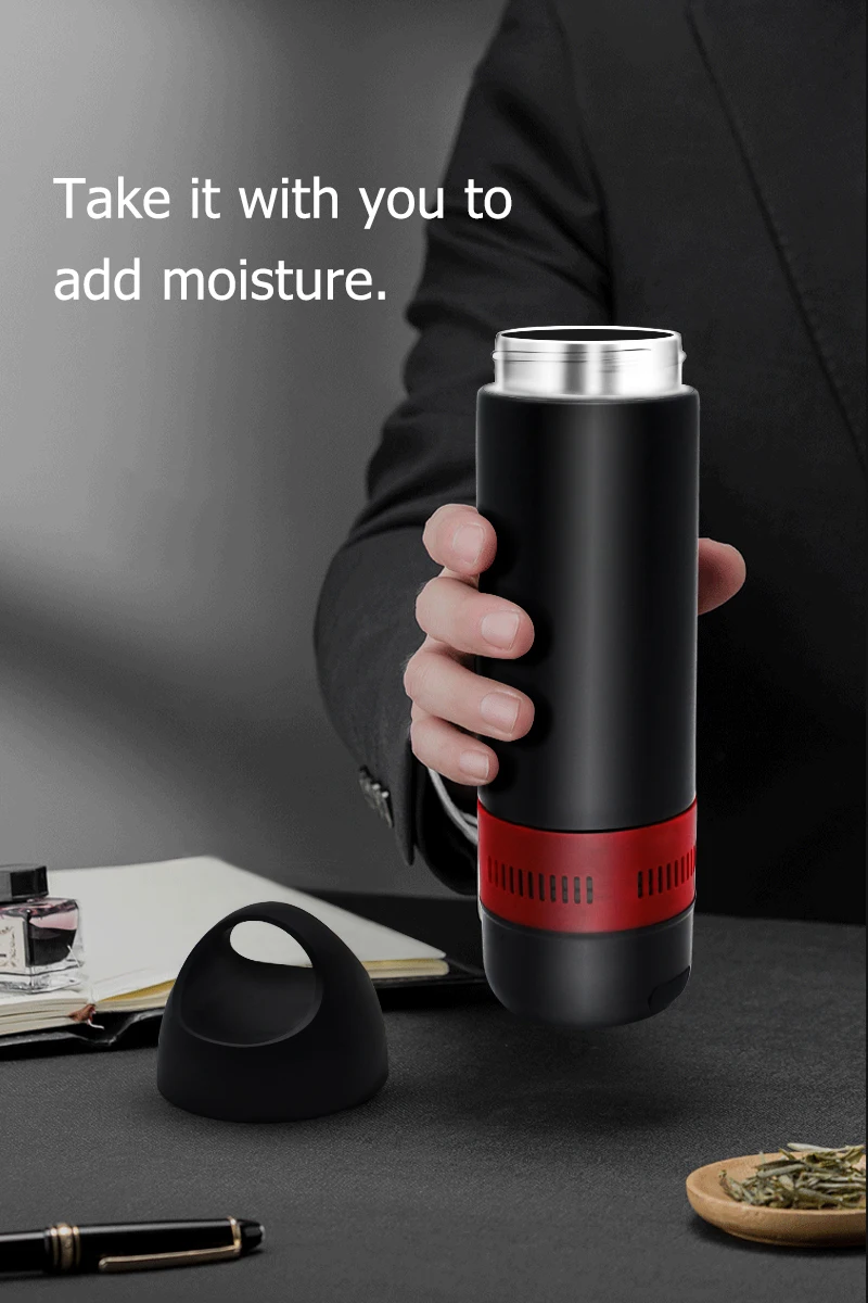 Outdoor sports waterproof stainless steel smart water bottle car wireless mini potable speaker - ANKUX.COM