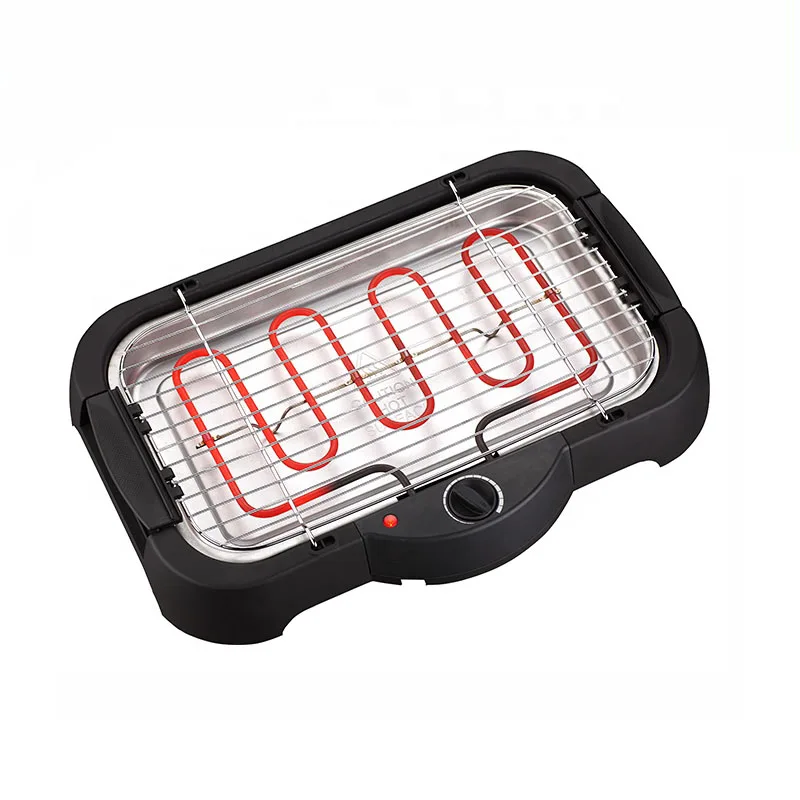 Electric Table Top Bbq Grill Certificated Height Adjustable Portable