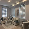 Haoyan wholesale zebra blind fabric roll for roller blinds 100% polyester window shade