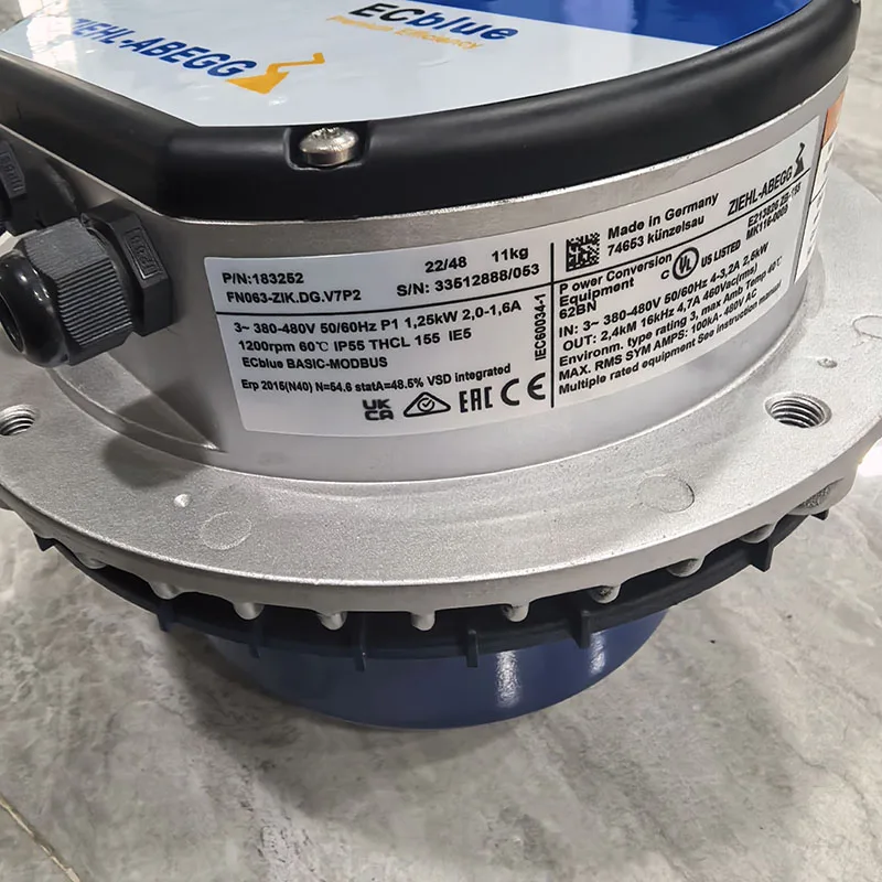 Fan, FN063-ZIK.DG.V7P2, 380/480V, 50/60HZ, 1.25KW - detail 14