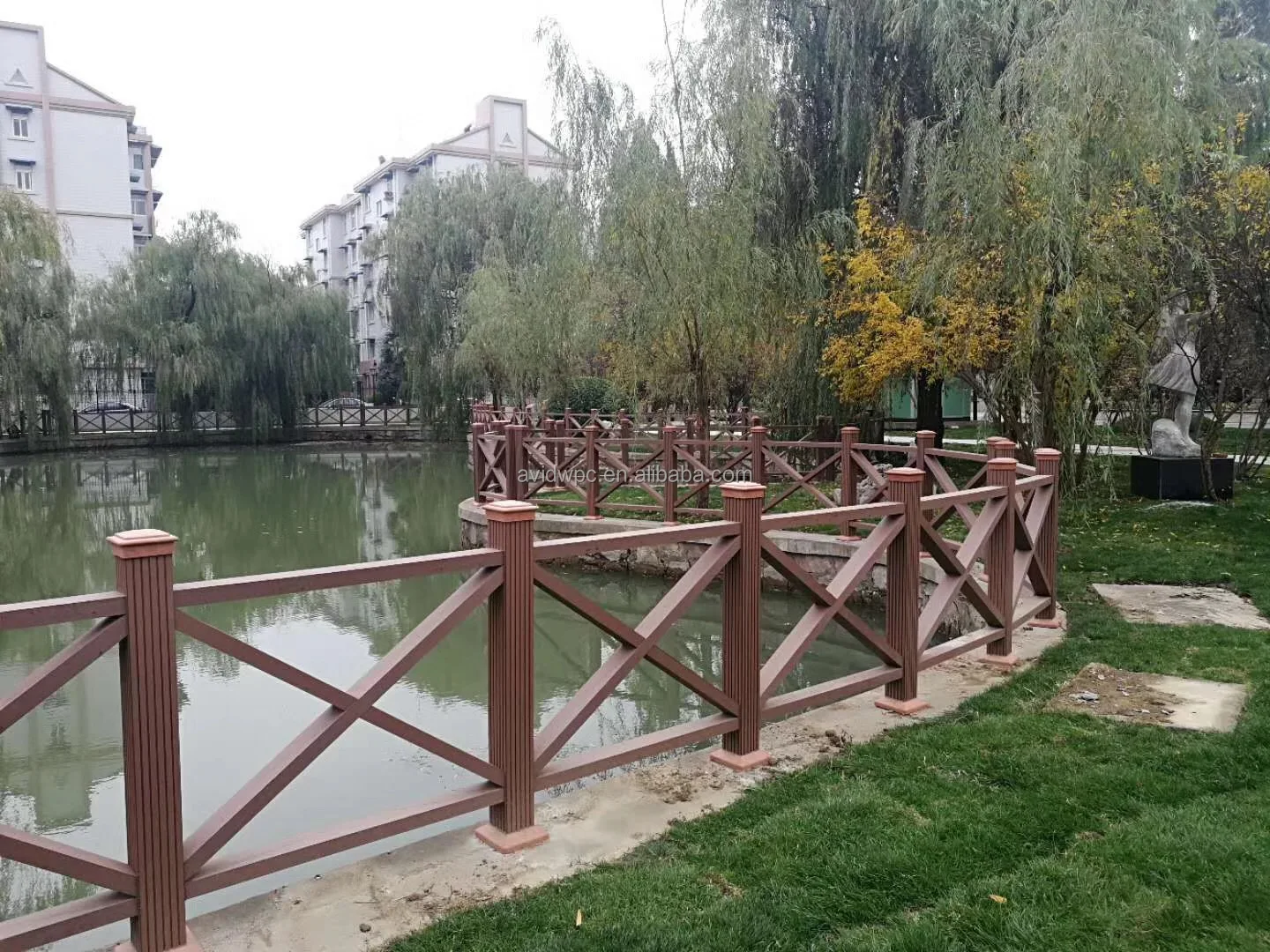 Wpc Railing Tube Wood Plastic Composite Tube Railing Column for ...