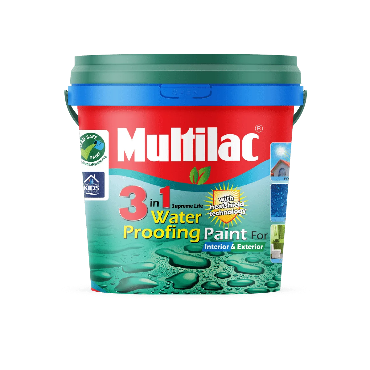 Multilac 3 In 1 Waterproofing Emulsion Colours Paint Colors Paint