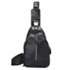 Accept Customization Low Moq New Unique Oem Crossbody Leather Mini Sling Shoulder Bags Triangle For Men 8101