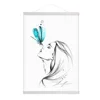 Picture photo frame direct creative teak magnet popular design living room decoration wood poster hanger