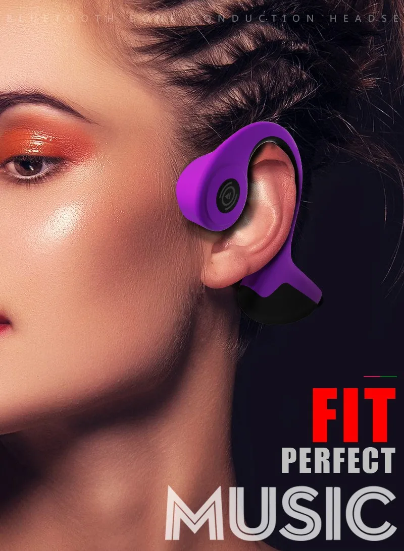 2019 Z8 bone conduction headphone 5D stereo bass surround wireless earphone - ANKUX.COM