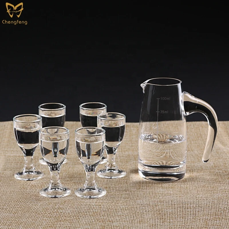10ml Vodka Shot Glass,Classic Crystal Goblet Shot Glass Gift Set,Moutai