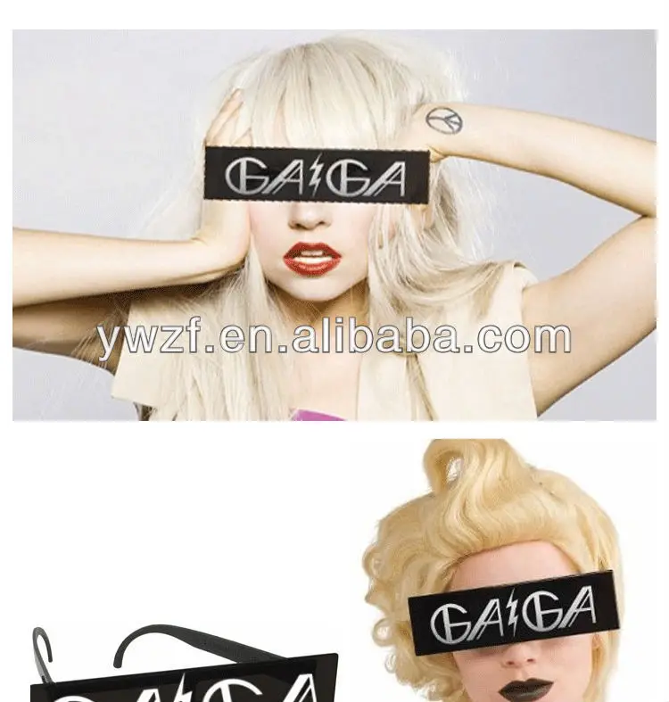 Hot Sell Black Bar Beach Sunglasses For Promotional One Piece Party Sun Glasses Buy Black Bar Sunglasses Lady Gaga Sunglasses Fashion Sunglasses Product On Alibaba Com